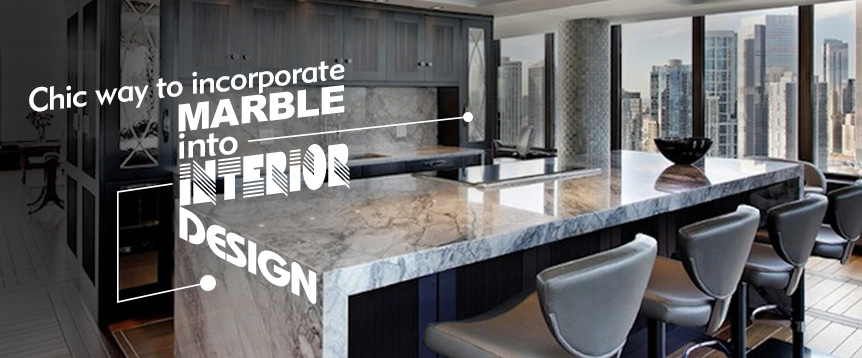 Marble into interior design